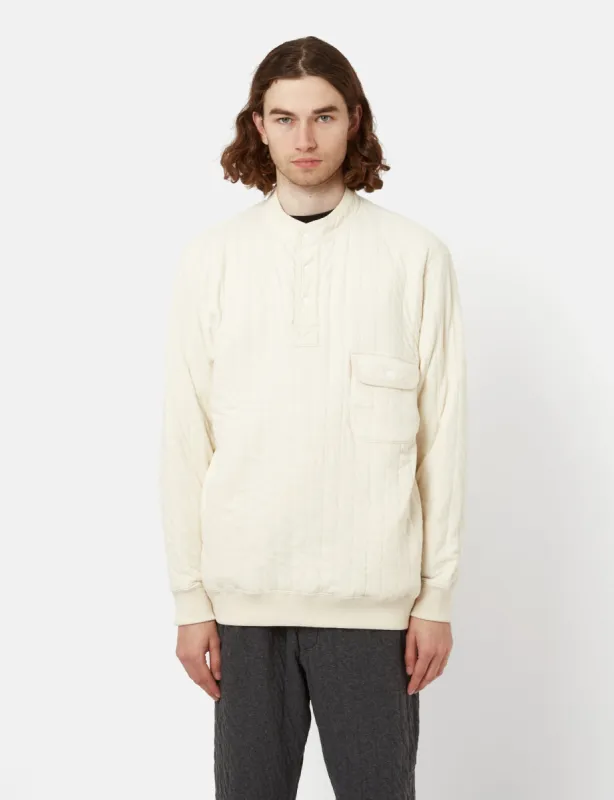 Snow Peak Natural Warm Stretch Pullover - Ecru sold by Article London