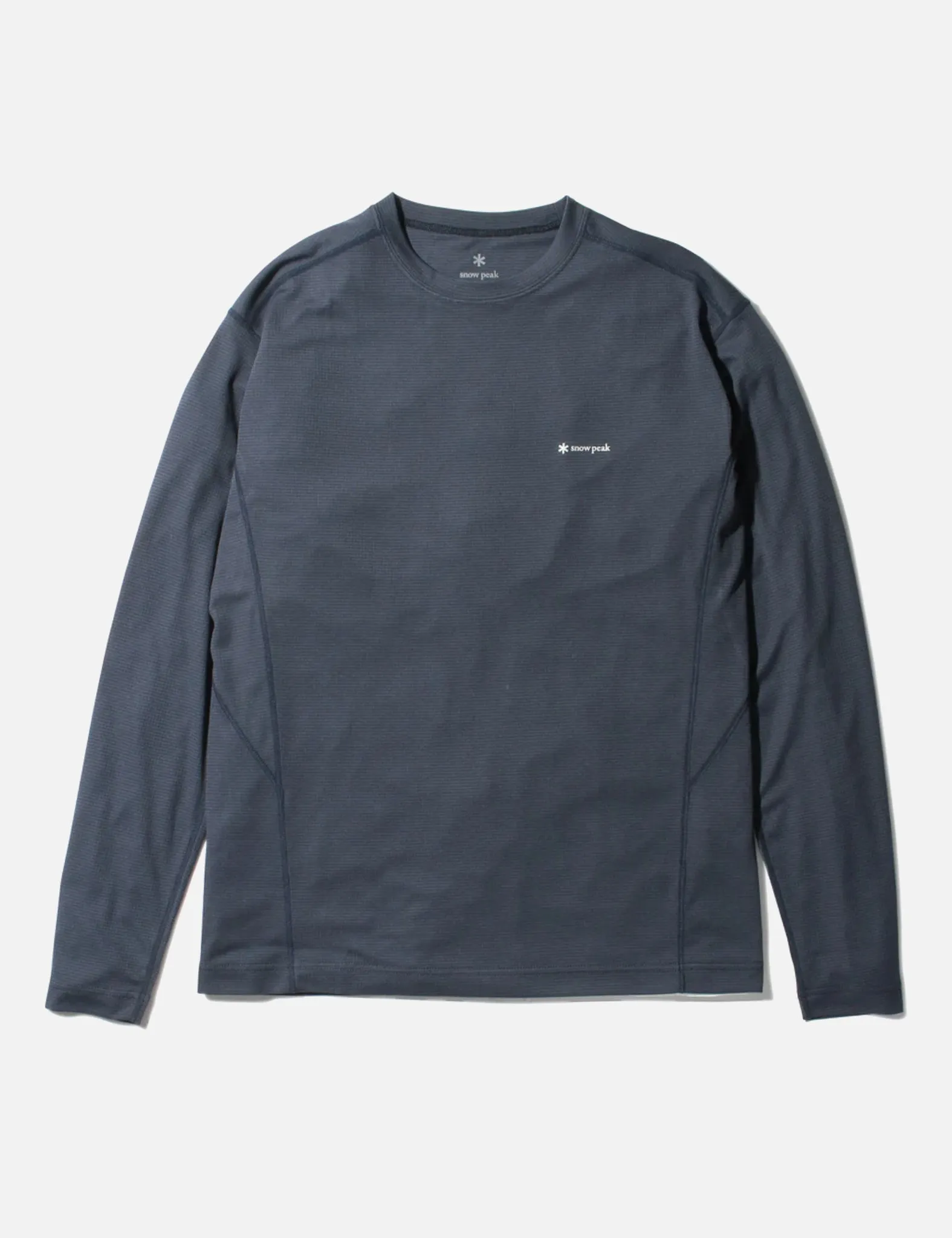 Snow Peak Power Dry Long Sleeve T-Shirt - Midnight Blue sold by Article London product image thumbnail 5