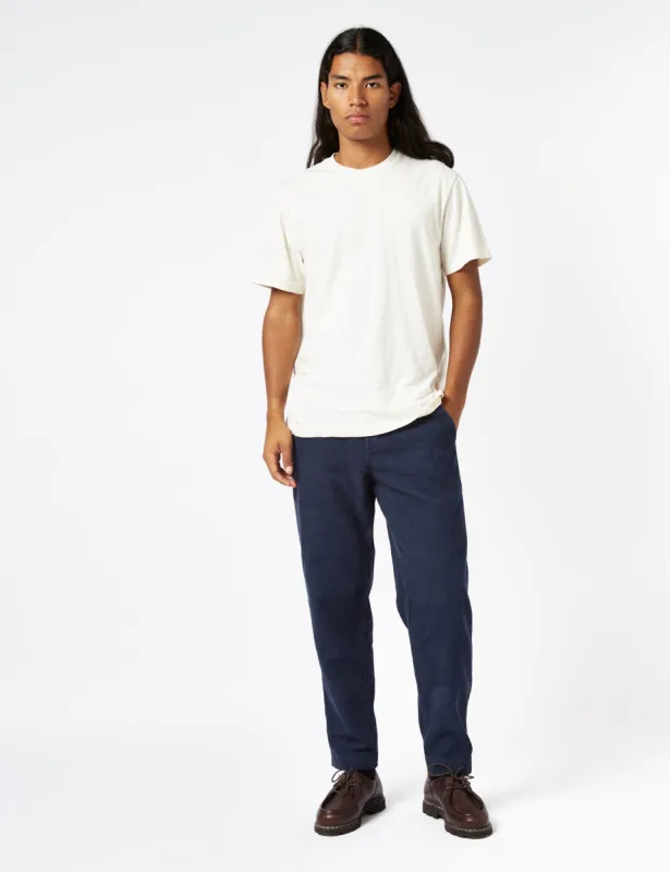 Folk Assembly Pant (Relaxed) - Soft Navy Blue Cord sold by Article London