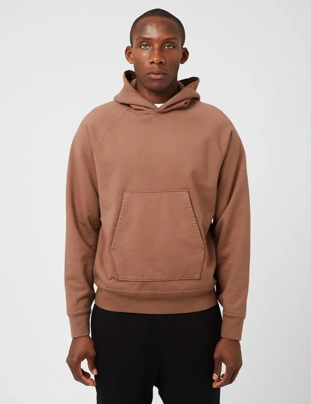 Lady White Co. Super Weighted Hooded Sweatshirt - Brown Twig sold by Article London