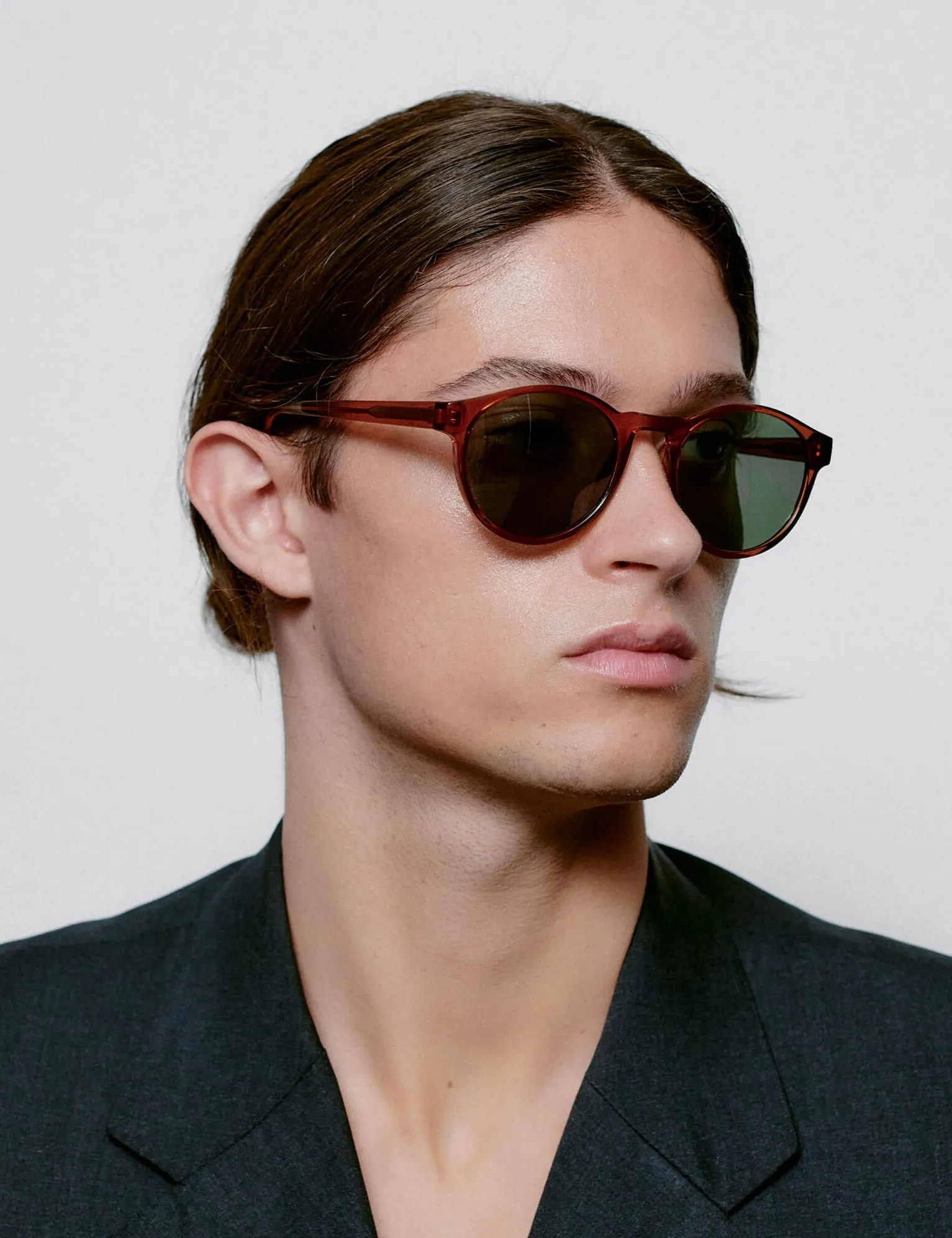 A. Kjaerbede Marvin Sunglasses - Brown Transparent sold by Article London product image thumbnail 2