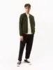 Universal Works Zip Bomber (Wool Fleece) - Olive Green sold by Article London