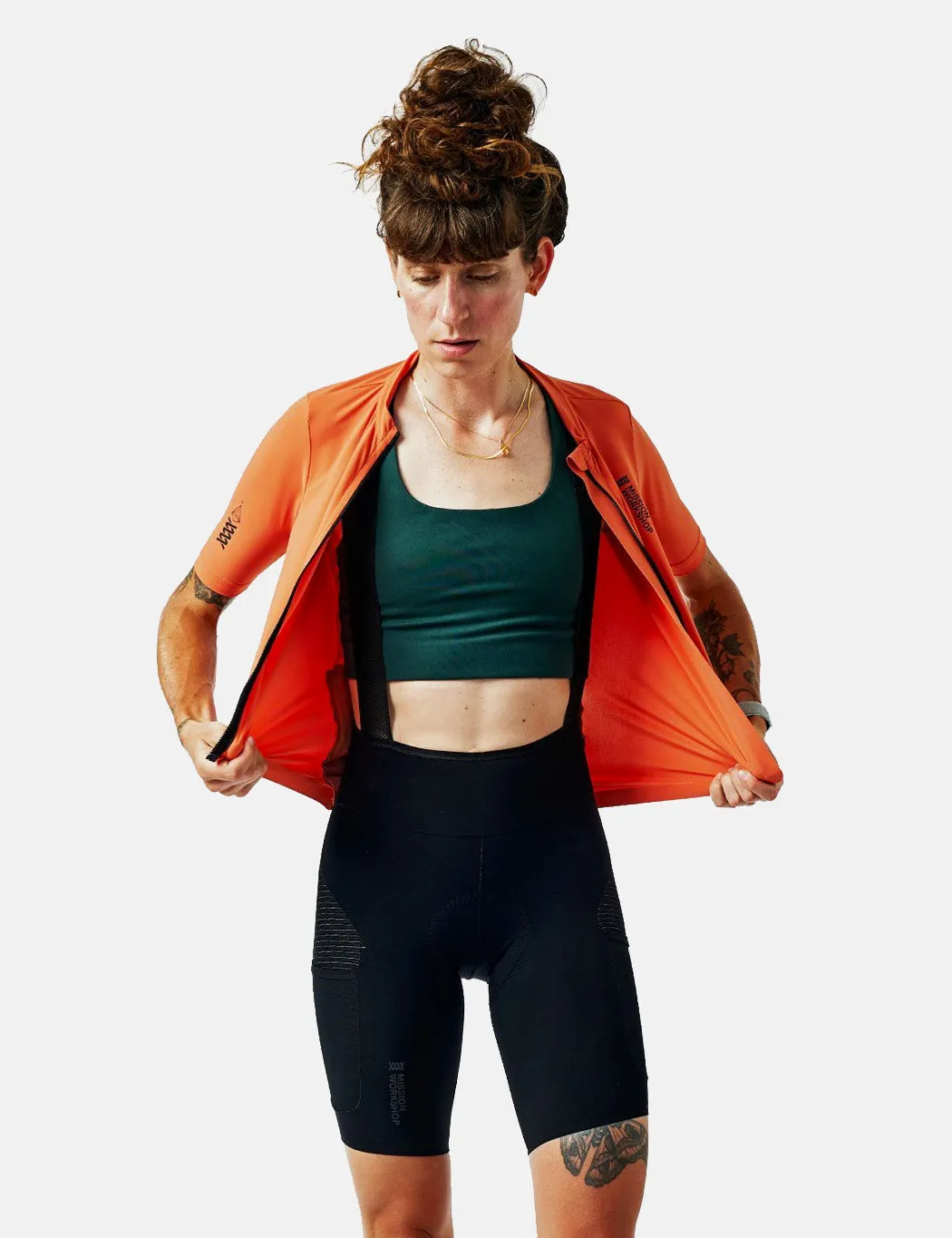 Womens Mission Workshop Mission Pro Jersey - Orange sold by Article London product image thumbnail 2