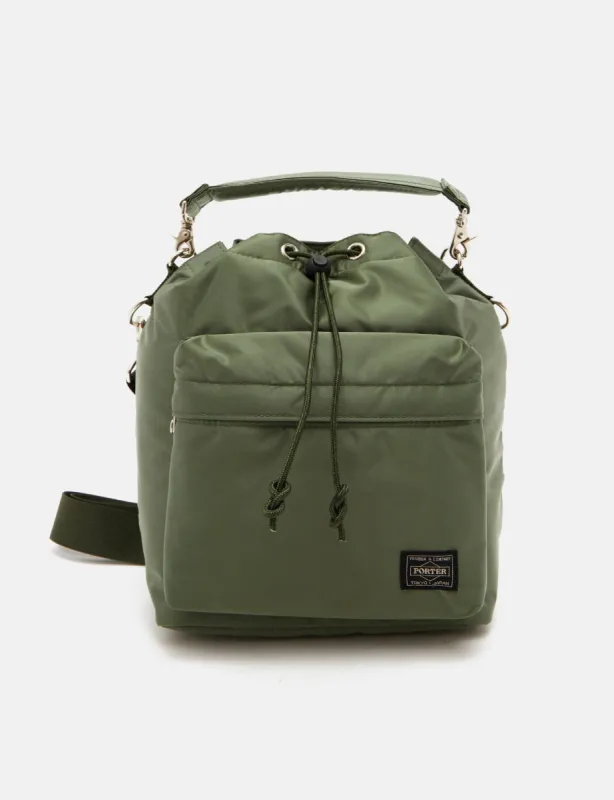 Porter Yoshida & Co Balloon Sac Bag (L) - Sage Green sold by Article London