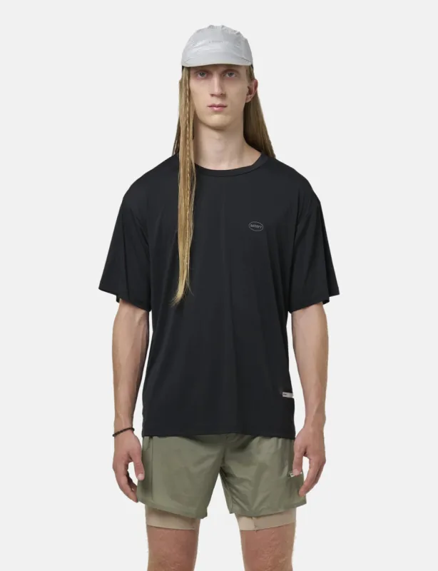 Satisfy AuraLite T-Shirt - Black sold by Article London
