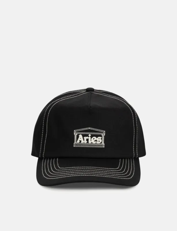 Aries Temple Cap - Black made by Article London