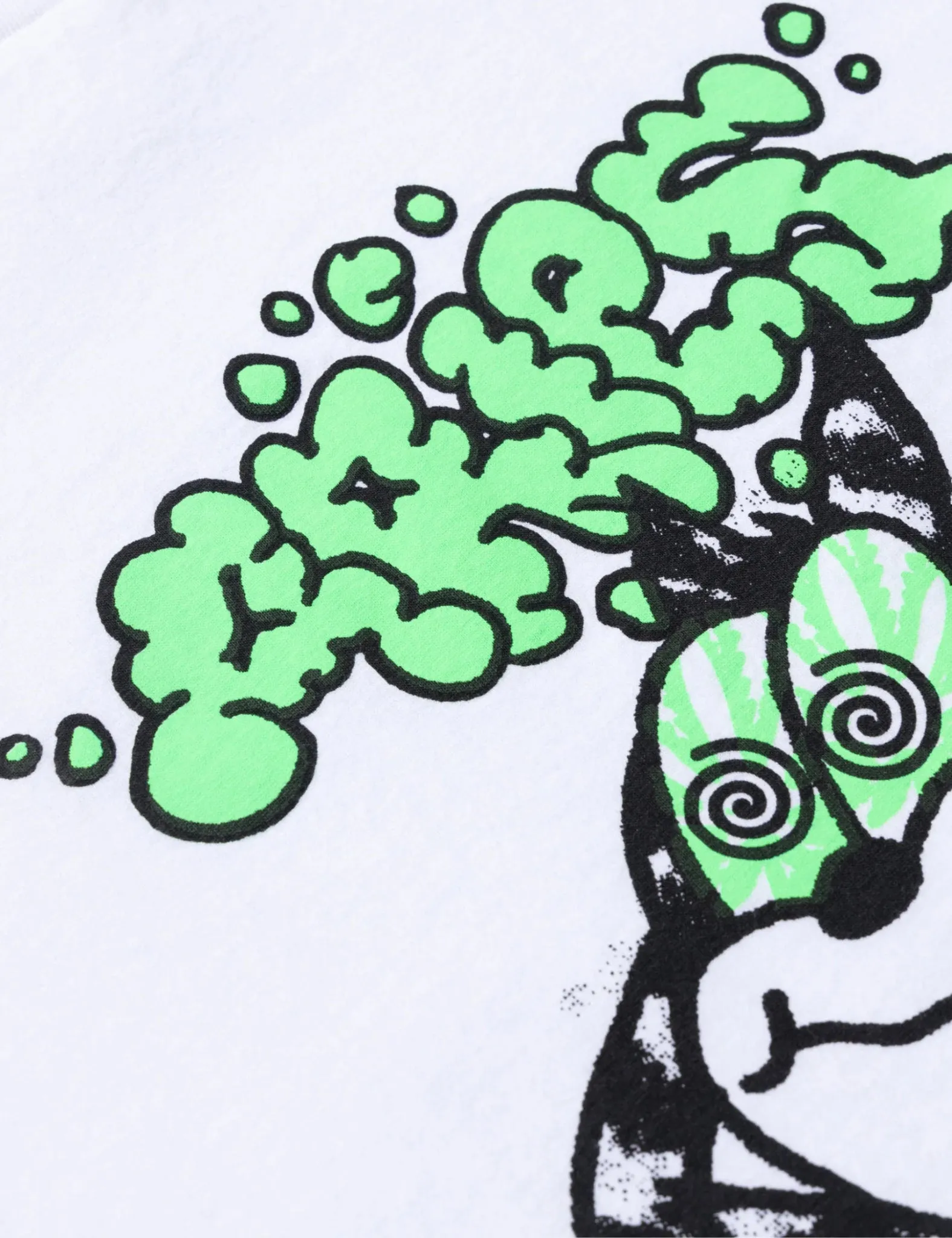 Aries Stoned Cat T-Shirt - White sold by Article London product image thumbnail 3