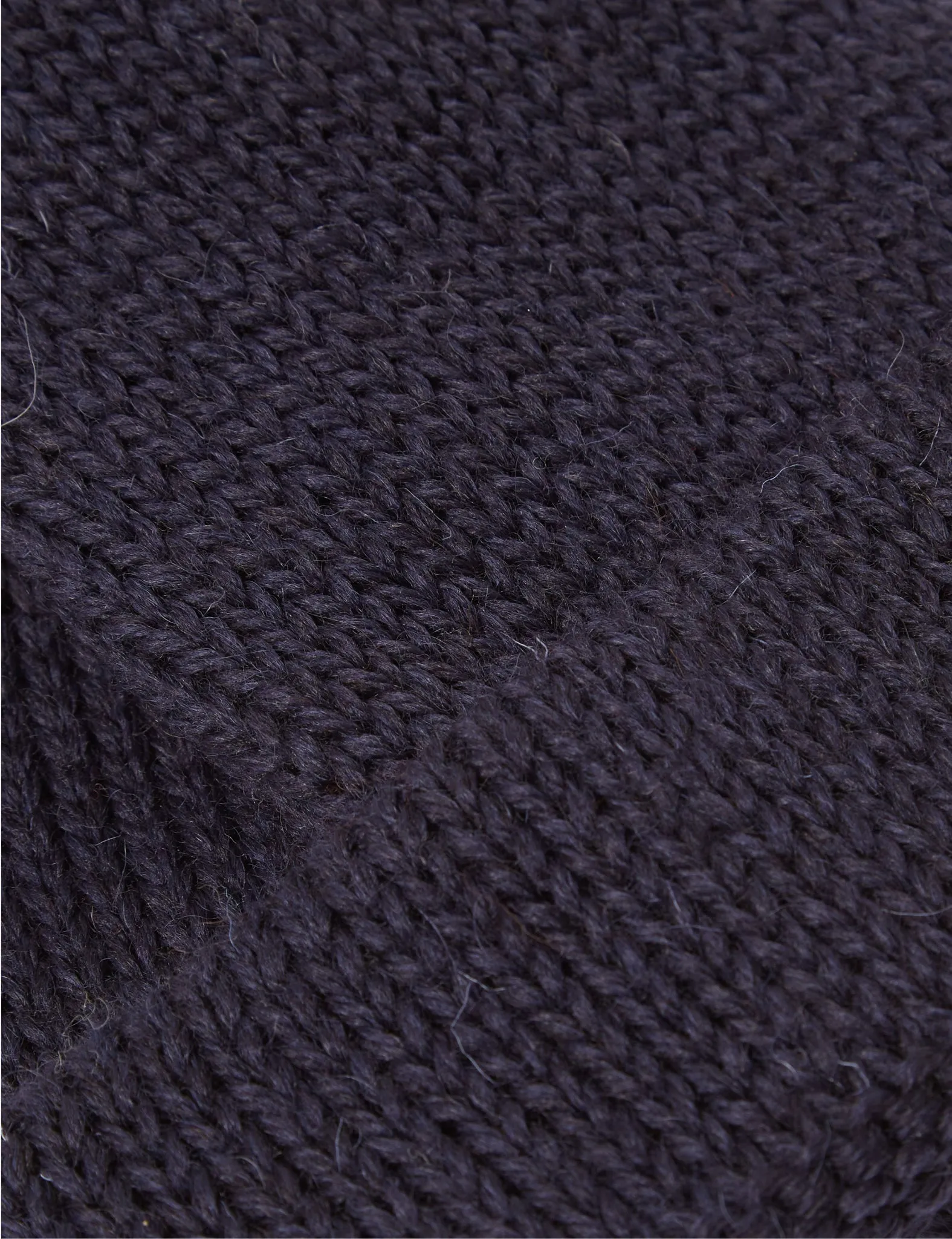 Universal Works Short Watch Beanie Ha (British Wool) - Navy Blue sold by Article London product image thumbnail 2