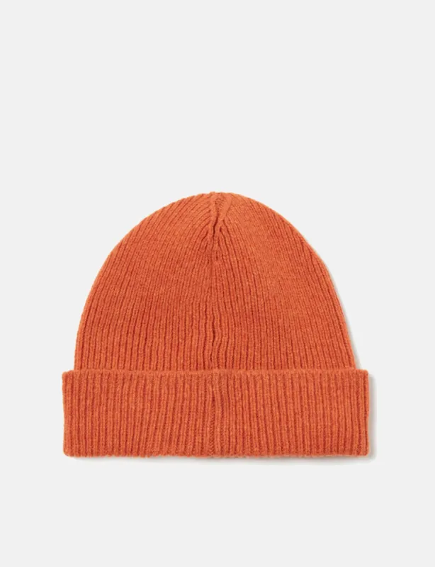 Universal Works Watch Beanie Hat (Eco Wool) - Orange sold by Article London