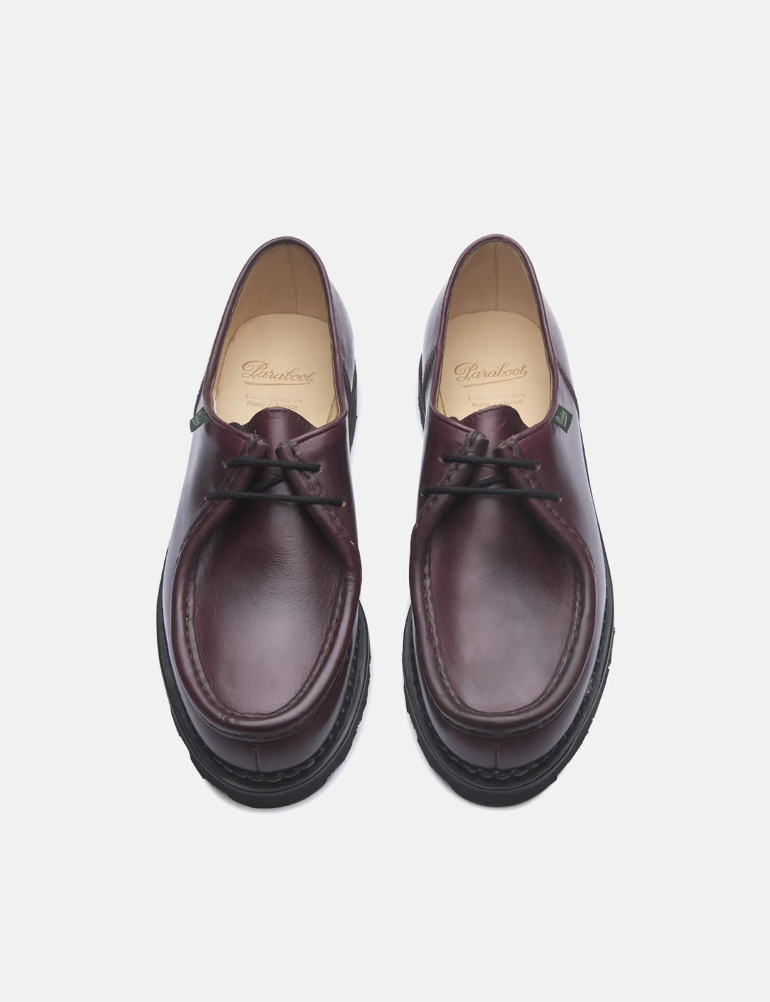 Paraboot Michael Shoes (Hoween Leather) - Burgundy sold by Article London product image thumbnail 5