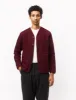 Universal Works Cardigan (Wool Fleece) - Deep Red sold by Article London