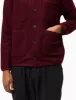 Universal Works Cardigan (Wool Fleece) - Deep Red sold by Article London