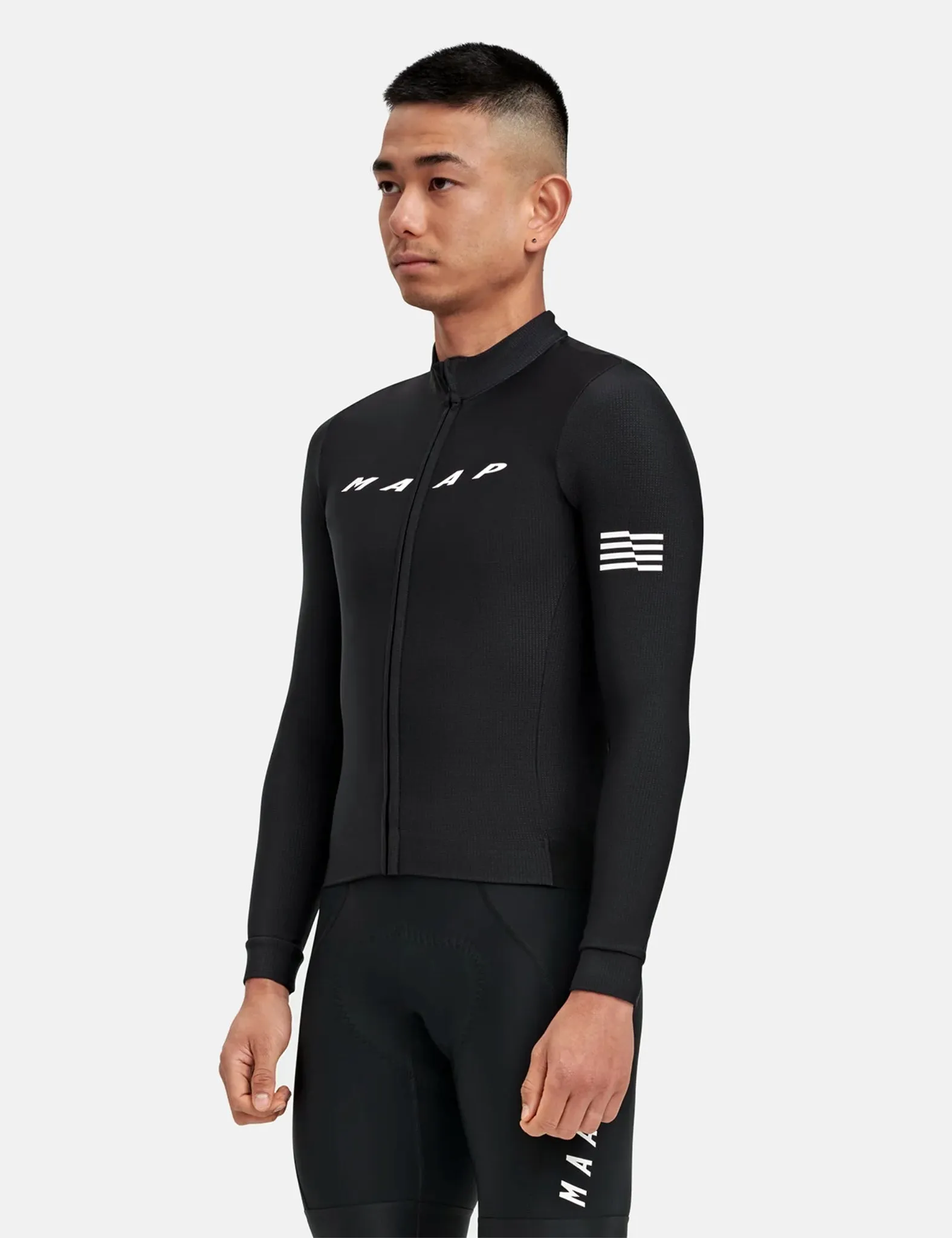 Maap Evade Thermal Long Sleeve Jersey 2.0 - Black sold by Article London