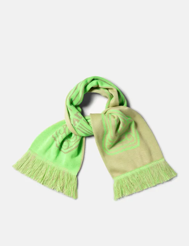 Aries Column Scarf - Fluoro Green sold by Article London
