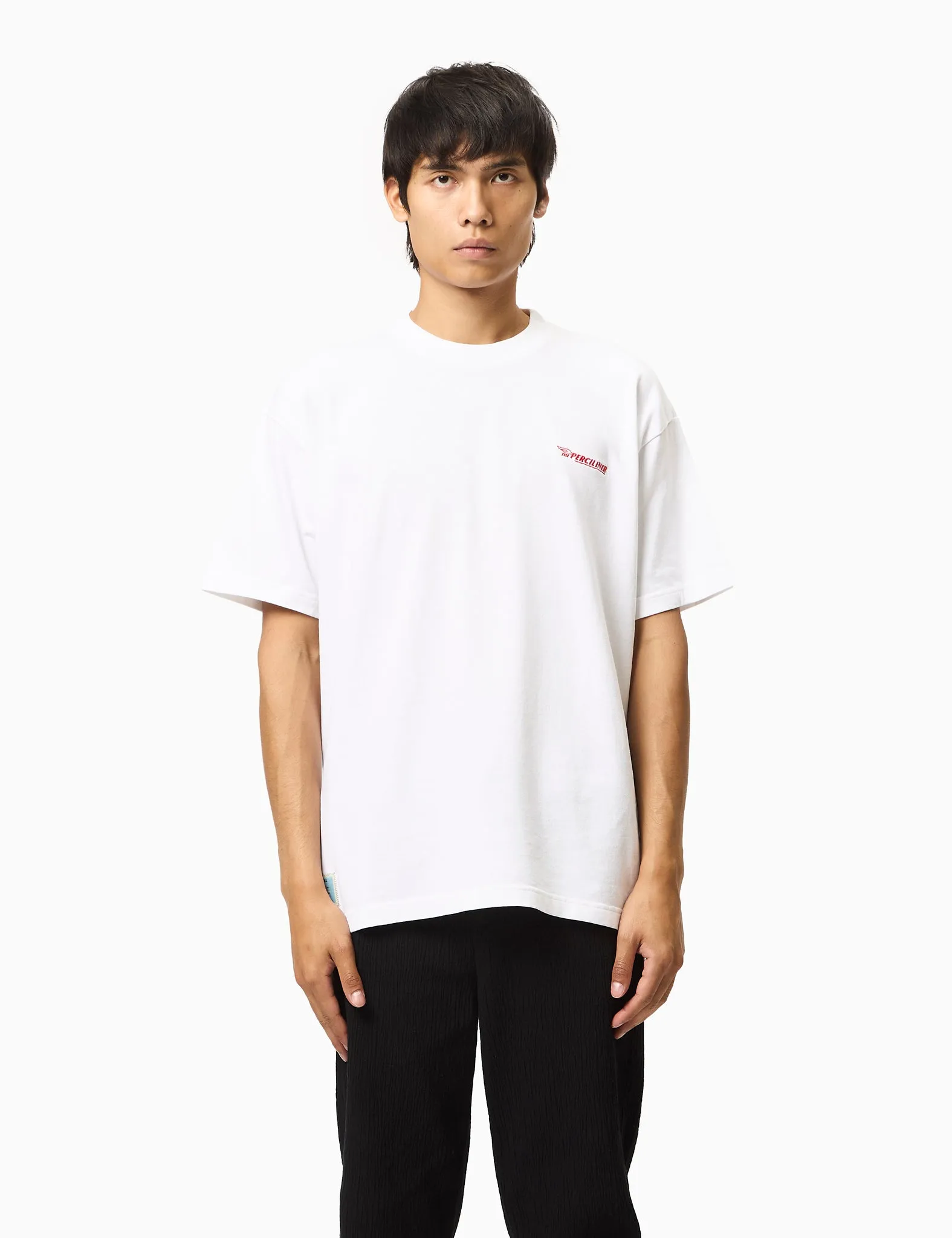 Percival Mainliner Oversized T-Shirt (Organic Cotton) - White sold by Article London product image thumbnail 2