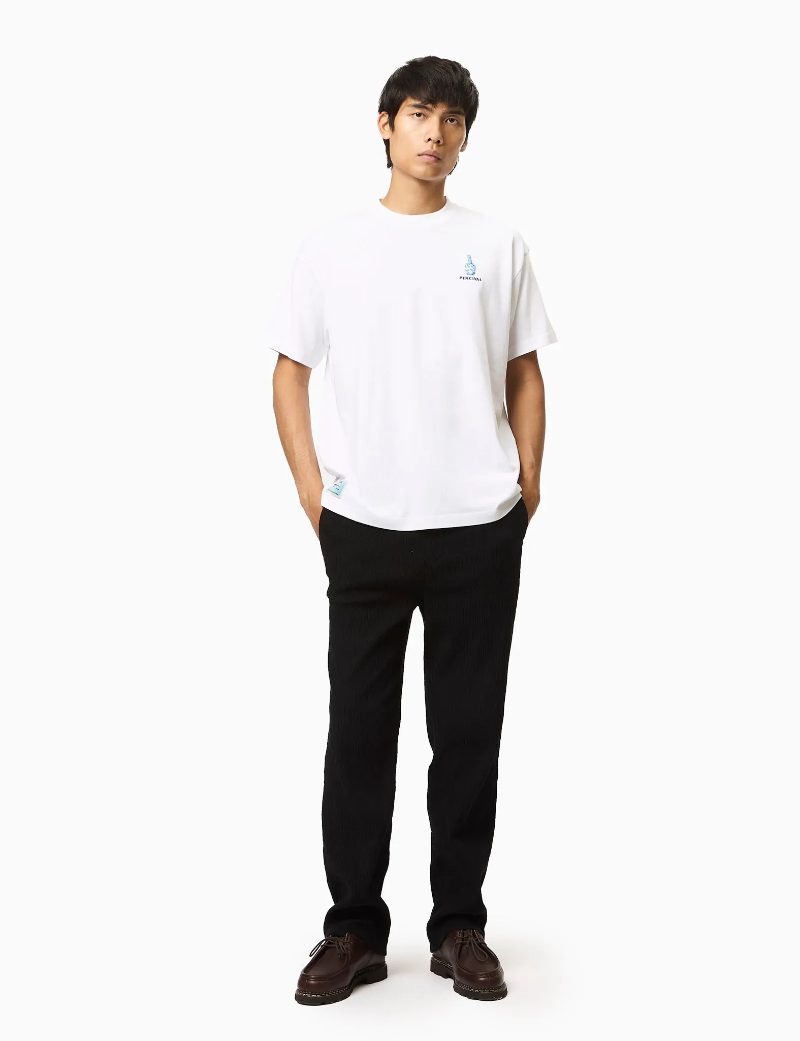 Percival Antique Ceramics Oversized T-Shirt (Organic Cotton) - White sold by Article London product image thumbnail 3