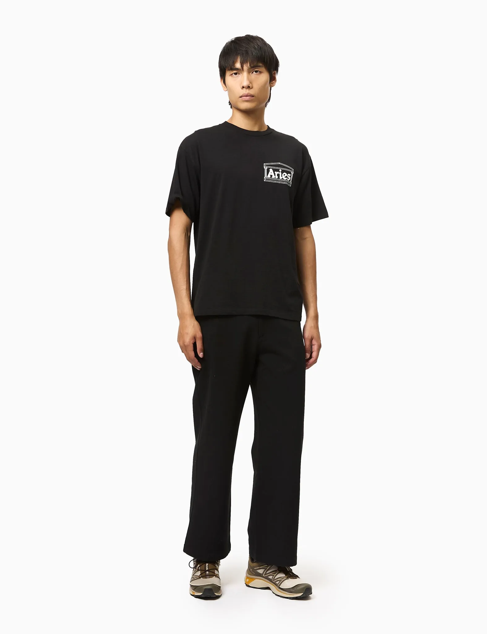 Aries Temple T-Shirt - Black sold by Article London product image thumbnail 3