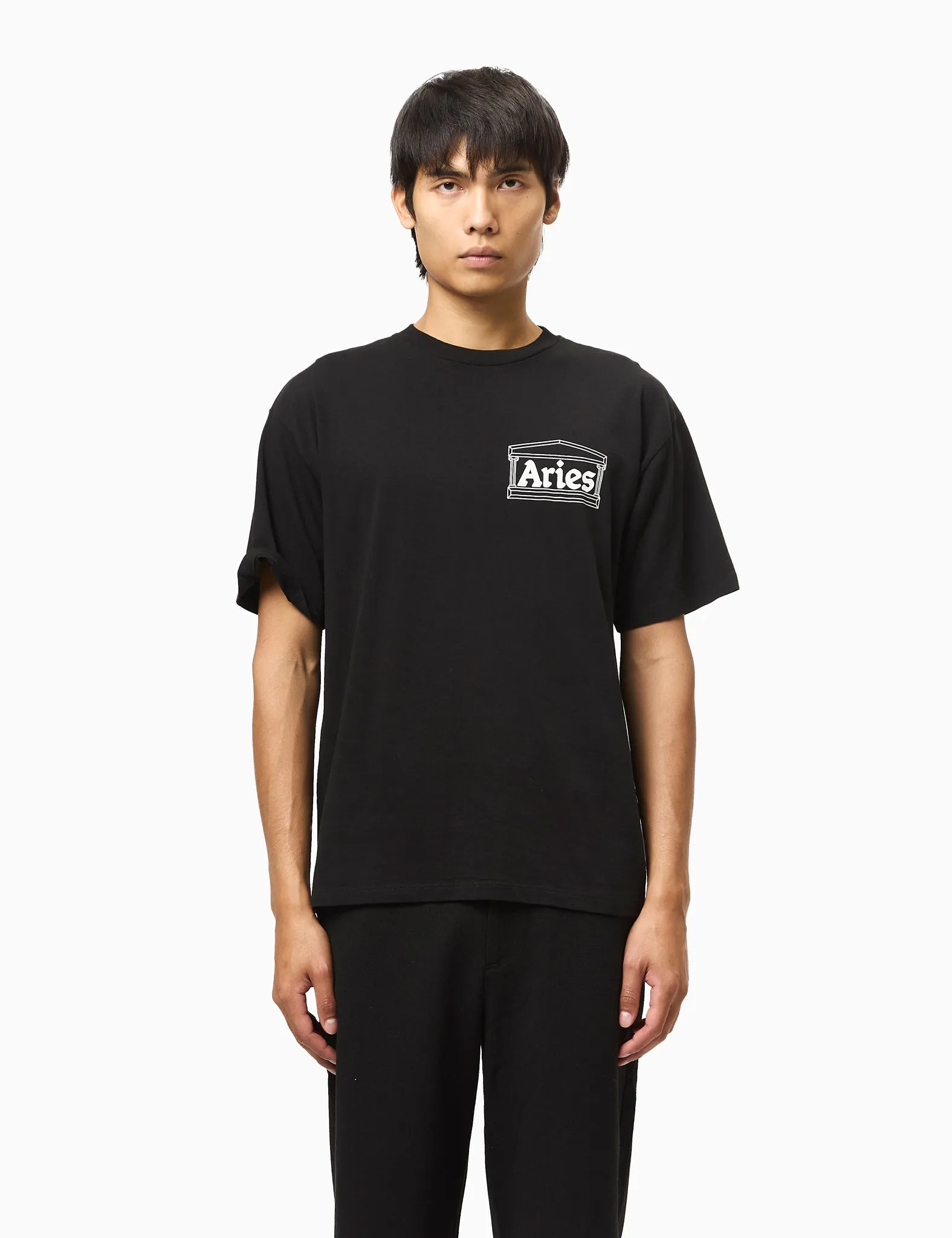 Aries Temple T-Shirt - Black sold by Article London