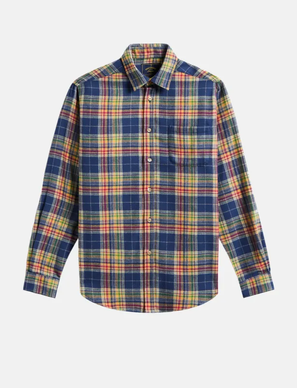 Portuguese Flannel Olissipo Shirt - Blue sold by Article London