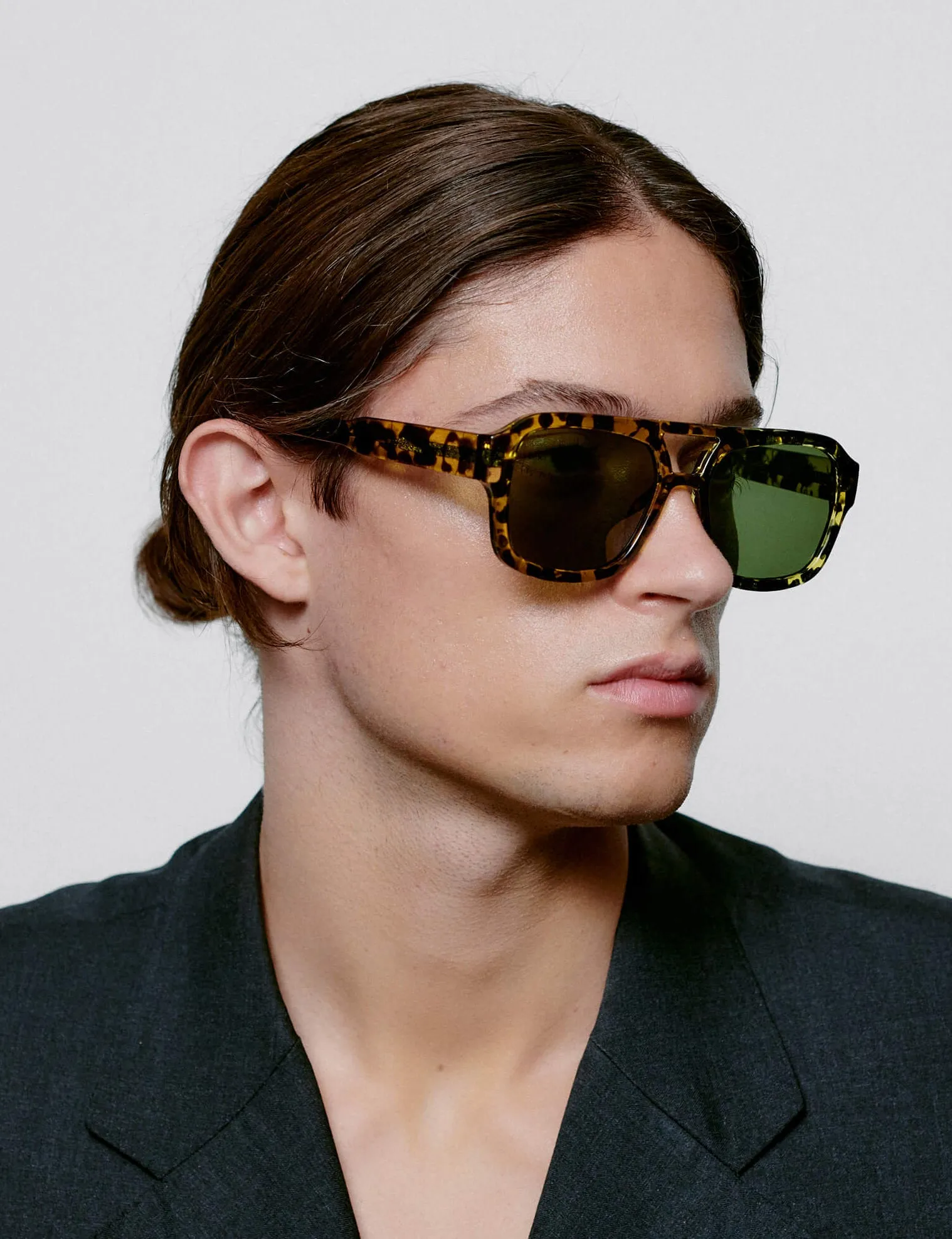 A. Kjaerbede Kaya Sunglasses - Black/Yellow Tortoise sold by Article London product image thumbnail 2
