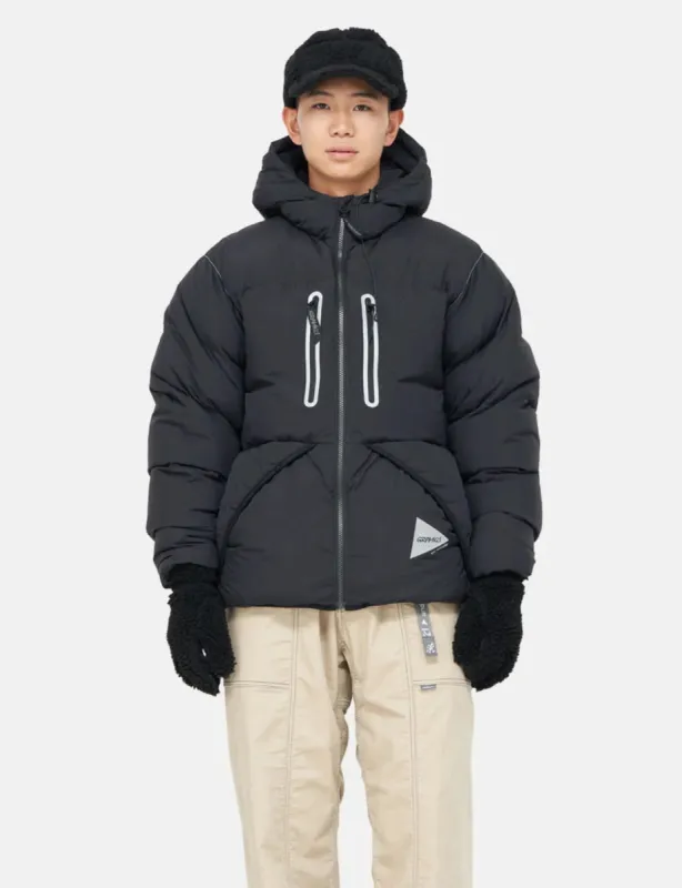and Wander X Gramicci Down Jacket - Black made by Gramicci
