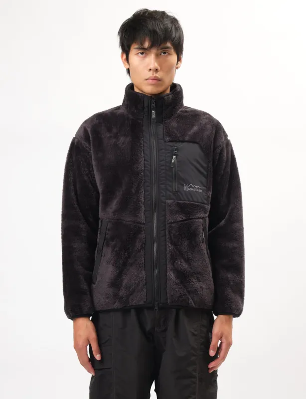 Manastash Bigfoot Fleece Jacket '24 - Black sold by Article London