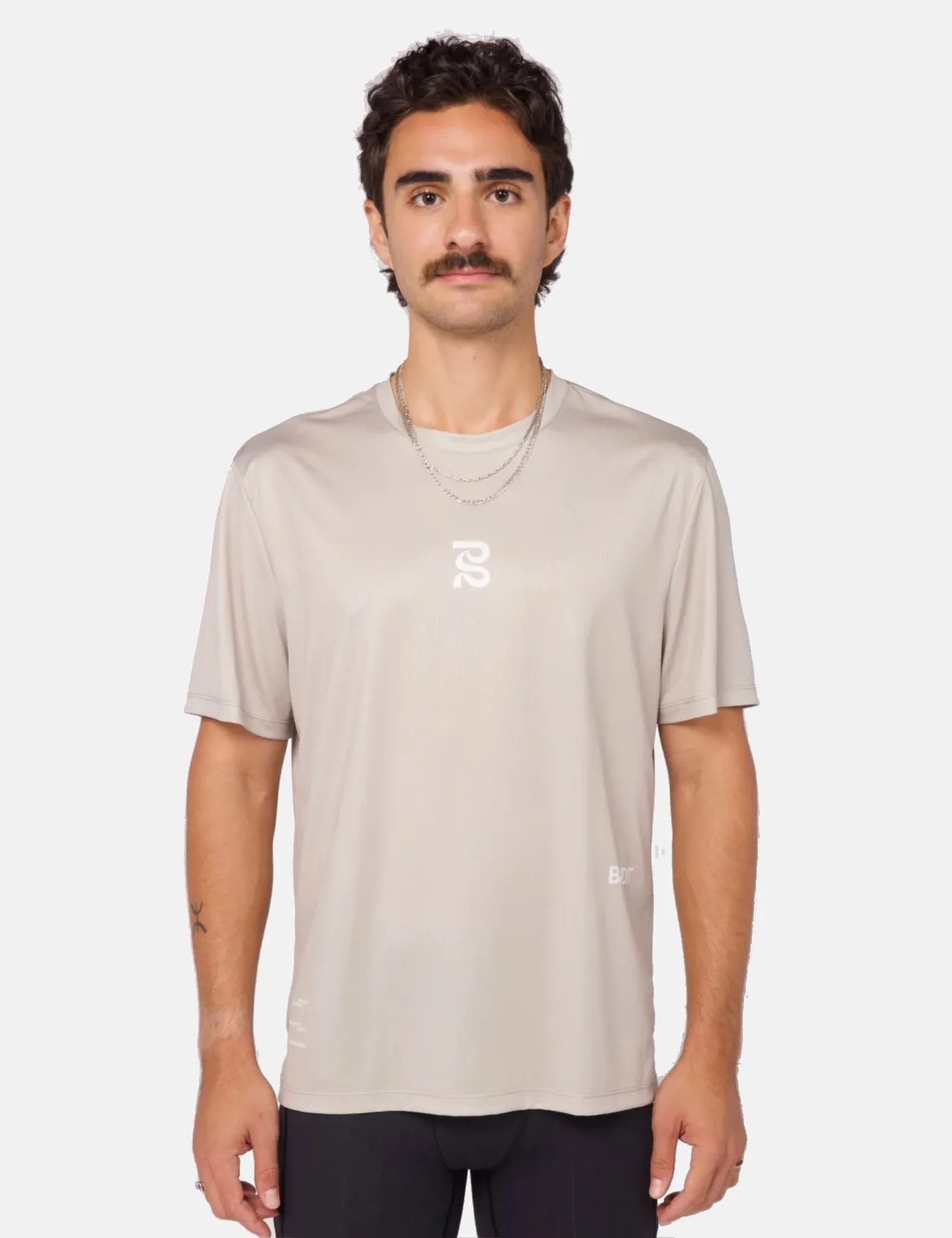 Bandit Sliced Spiral Drift Performance Tee - Stone sold by Article London product image thumbnail 2