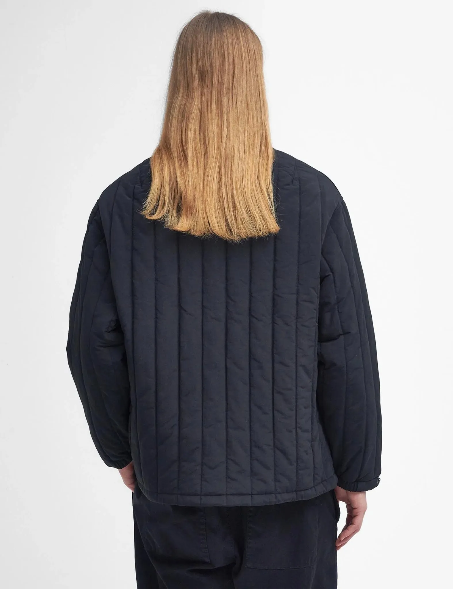 Barbour Heritage Field Quilted Jacket - Black sold by Article London product image thumbnail 4