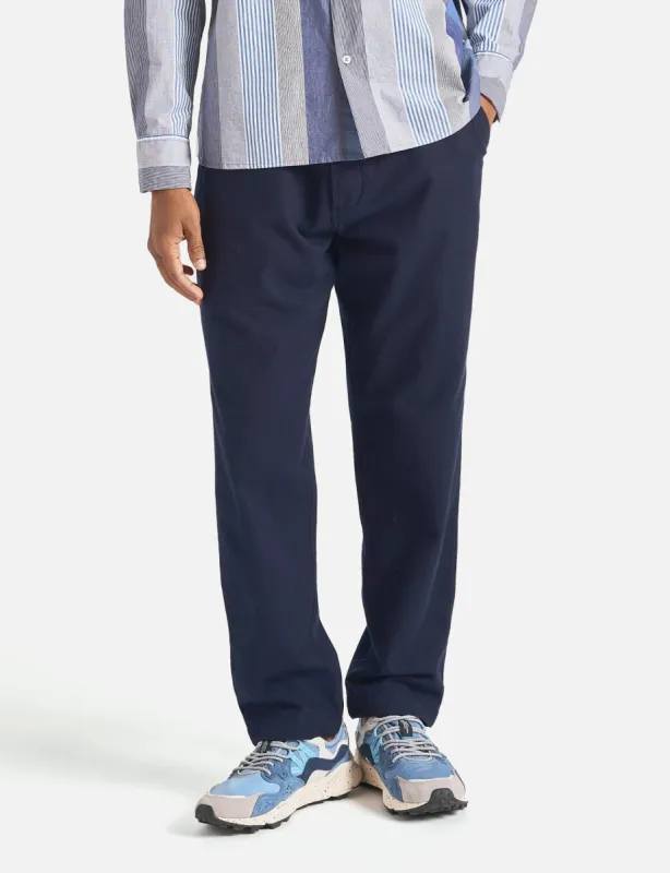Universal Works Military Chino (Brushed Moleskin) - Navy Blue sold by Article London