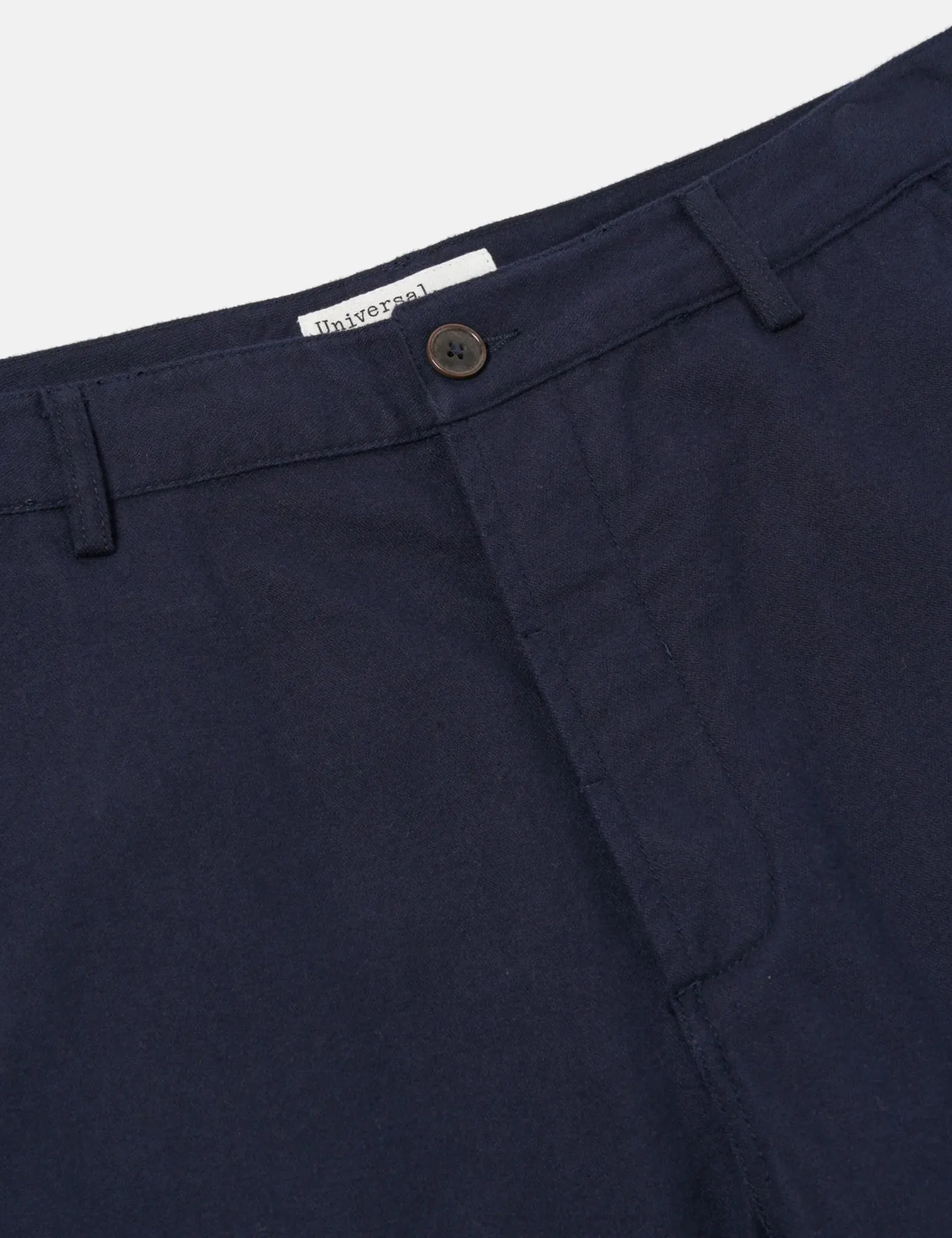 Universal Works Military Chino (Brushed Moleskin) - Navy Blue sold by Article London product image thumbnail 3