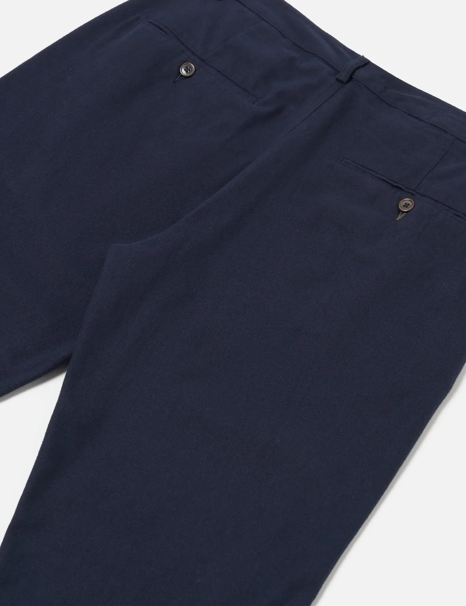 Universal Works Military Chino (Brushed Moleskin) - Navy Blue sold by Article London product image thumbnail 4