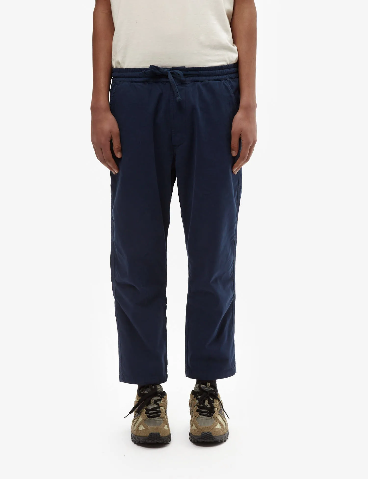 Universal Works Hi Water Trouser (Twill) - Navy Blue sold by Article London