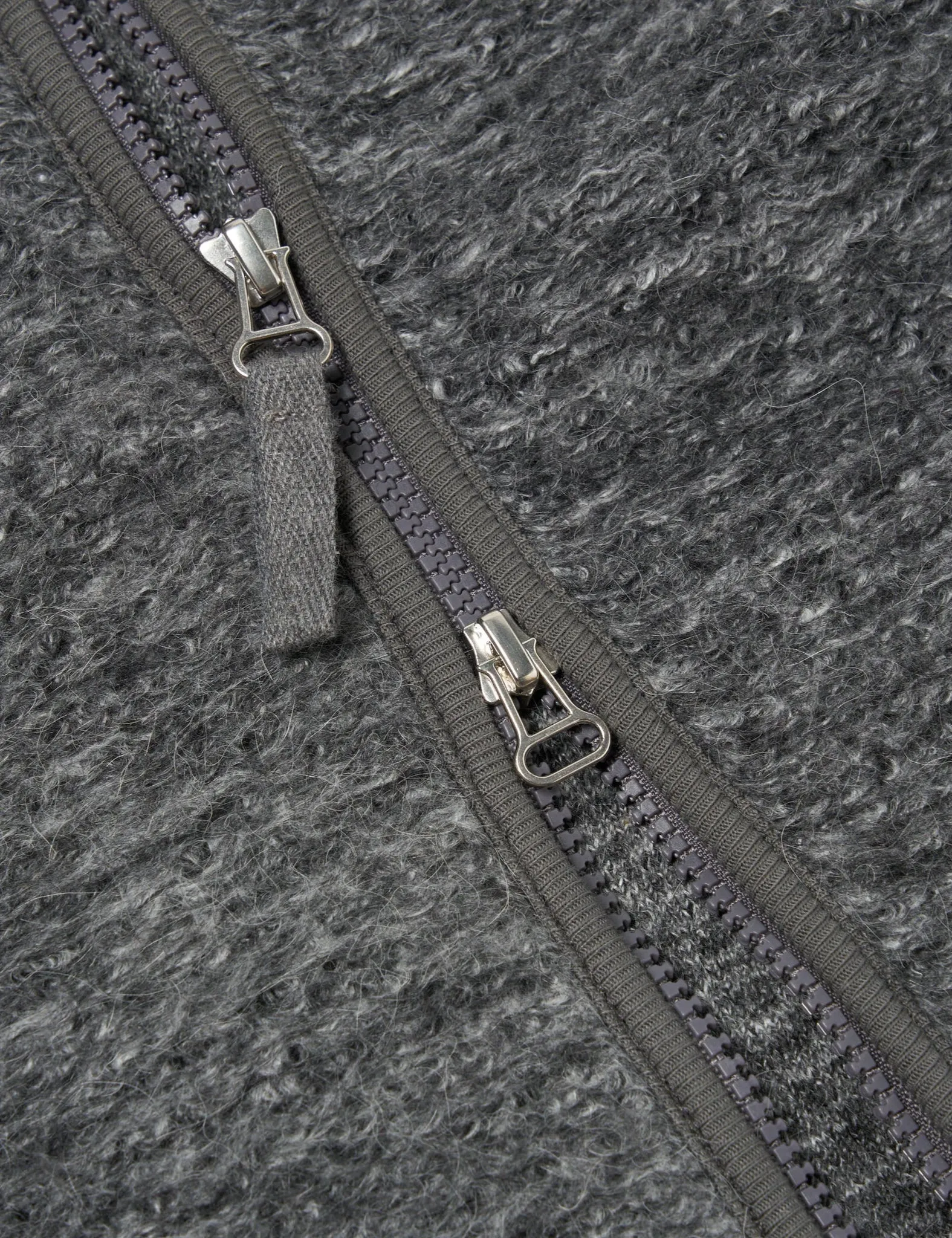 Universal Works Climbing Jacket (Teddy Fleece) - Grey sold by Article London product image thumbnail 4