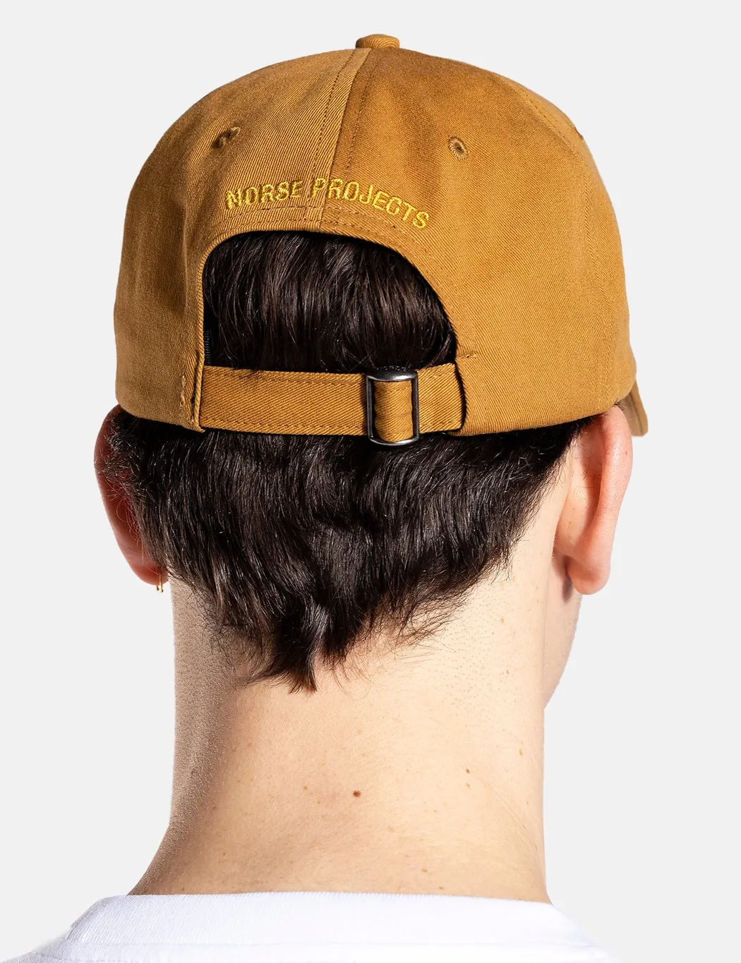 Norse Projects Twill Sports Cap - Chrome Yellow sold by Article London product image thumbnail 3