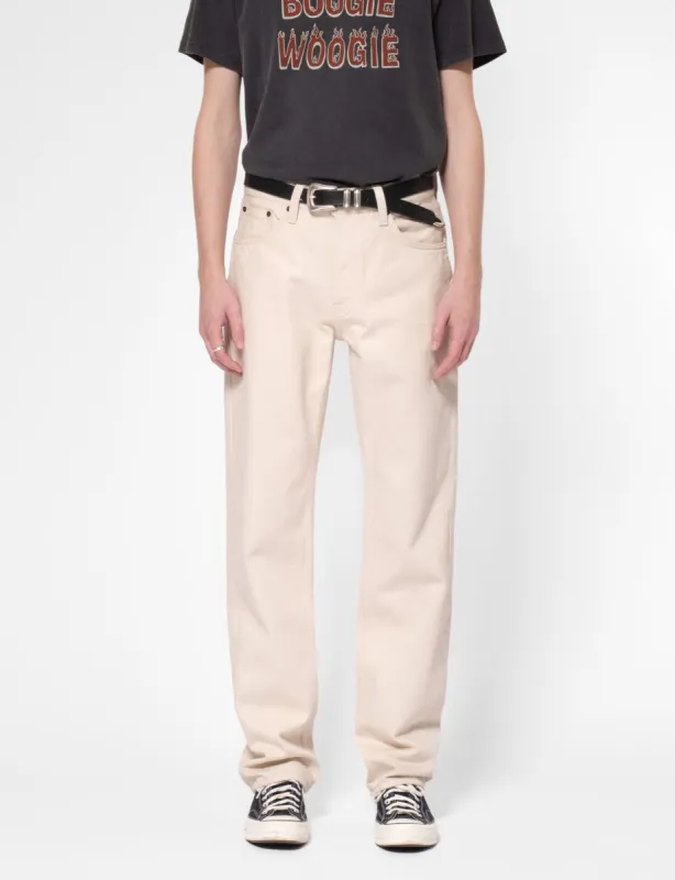 Nudie Jeans Rad Rufus (Regular Taper) - Raw Ecru sold by Article London
