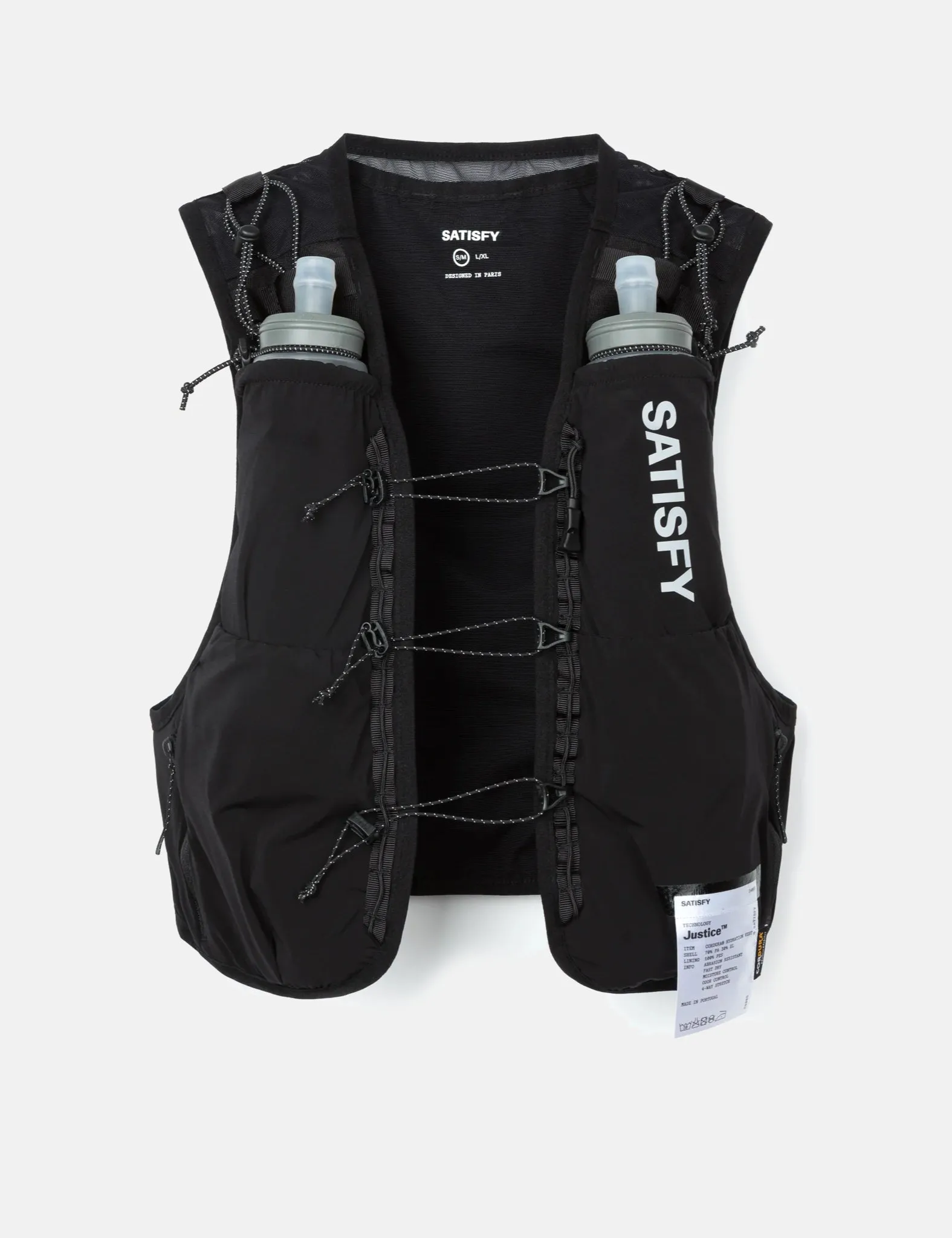 Satisfy Justice Cordura Hydration Vest 5L - Black sold by Article London product image thumbnail 2