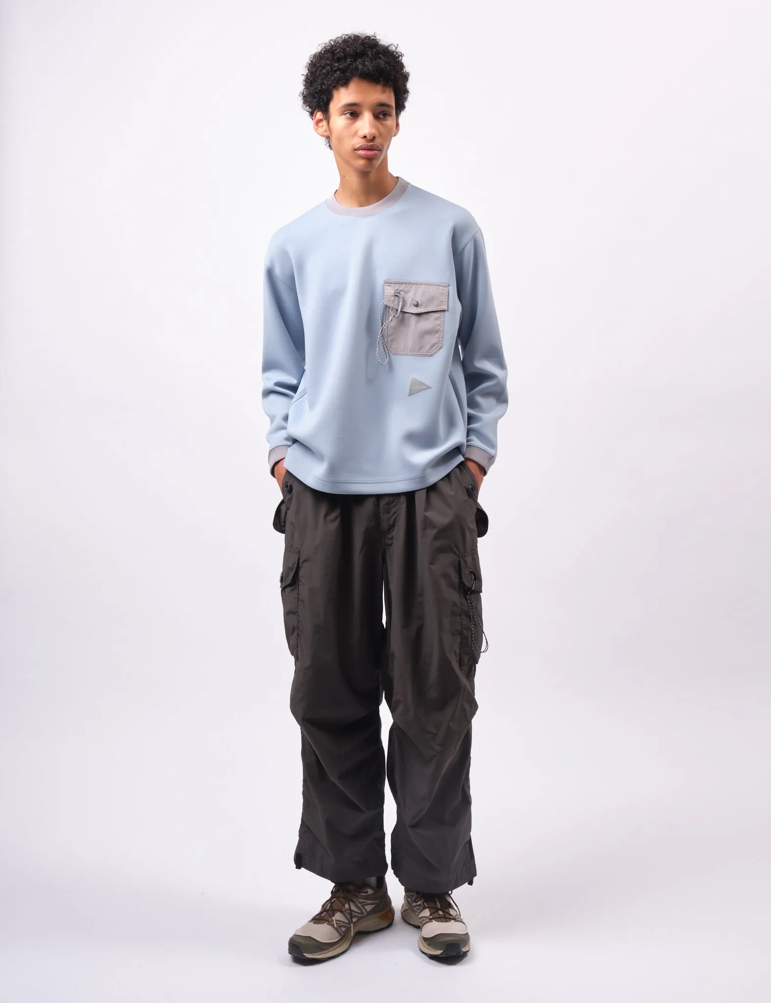 and Wander Oversized Cargo Pants - Charcoal Grey sold by Article London product image thumbnail 3