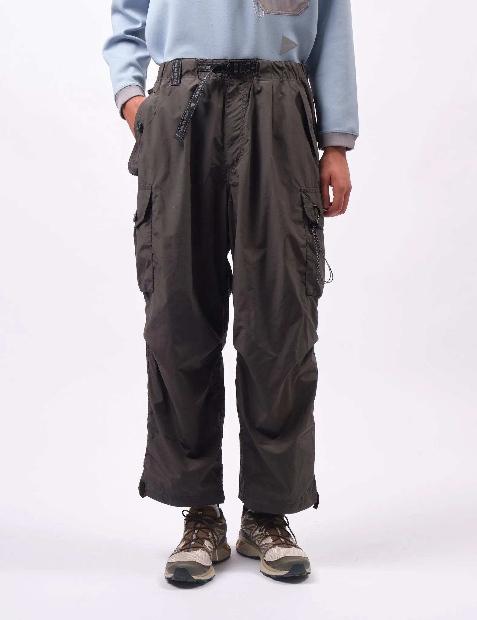 and Wander Oversized Cargo Pants - Charcoal Grey sold by Article London product image thumbnail 4