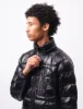 and Wander Diamond Stitch Down Jacket - Black sold by Article London