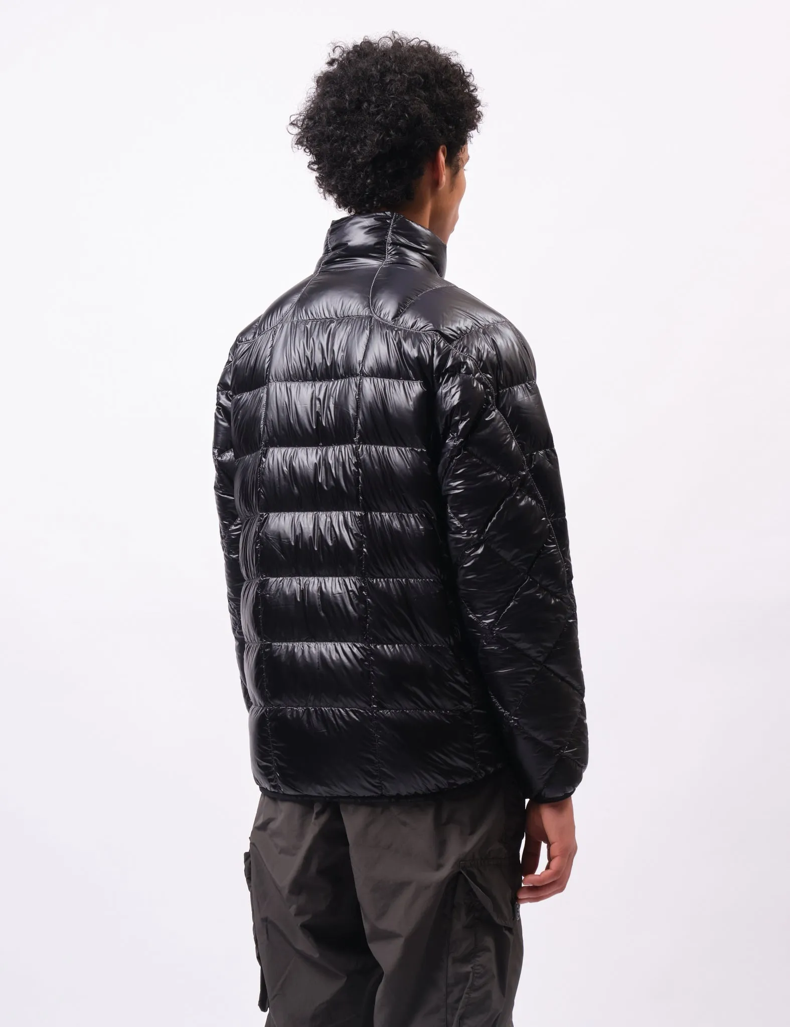 and Wander Diamond Stitch Down Jacket - Black sold by Article London product image thumbnail 4