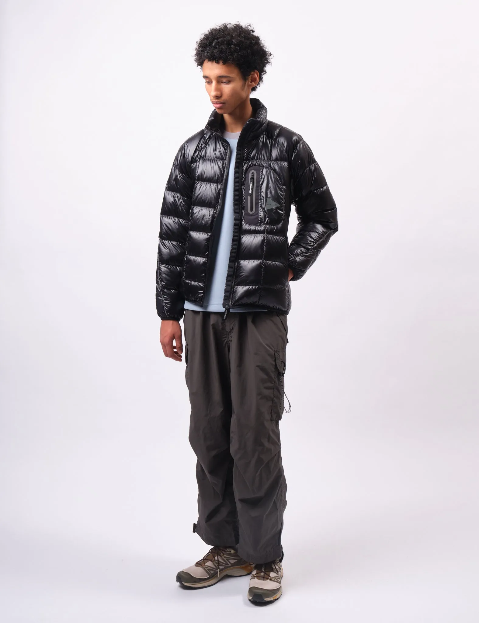 and Wander Diamond Stitch Down Jacket - Black sold by Article London product image thumbnail 2