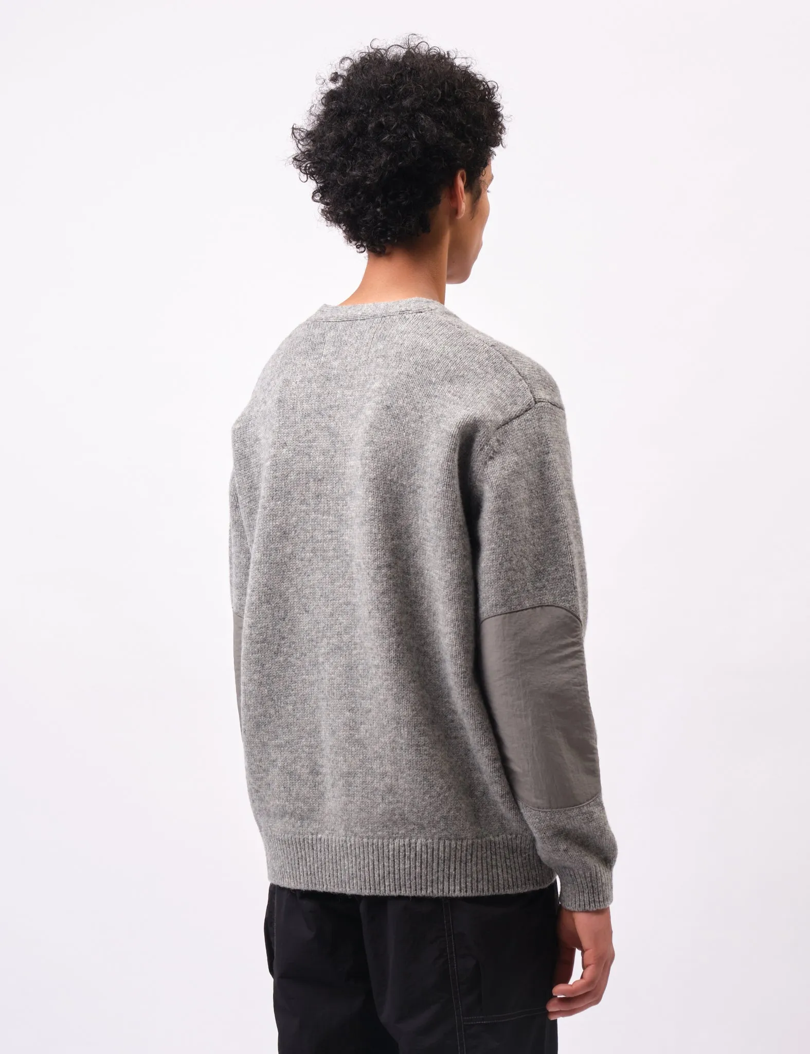 and Wander Shetland Wool Cardigan - Grey sold by Article London product image thumbnail 4