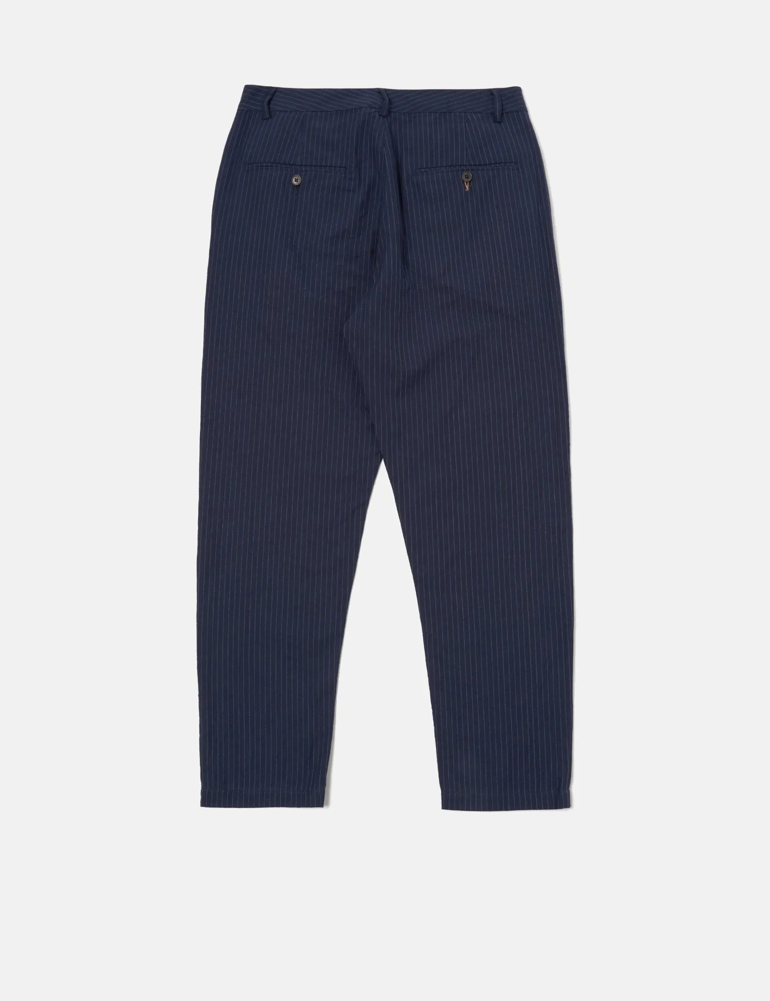 Universal Works Military Chino (Cotton Pinstripe) - Navy Blue sold by Article London product image thumbnail 4
