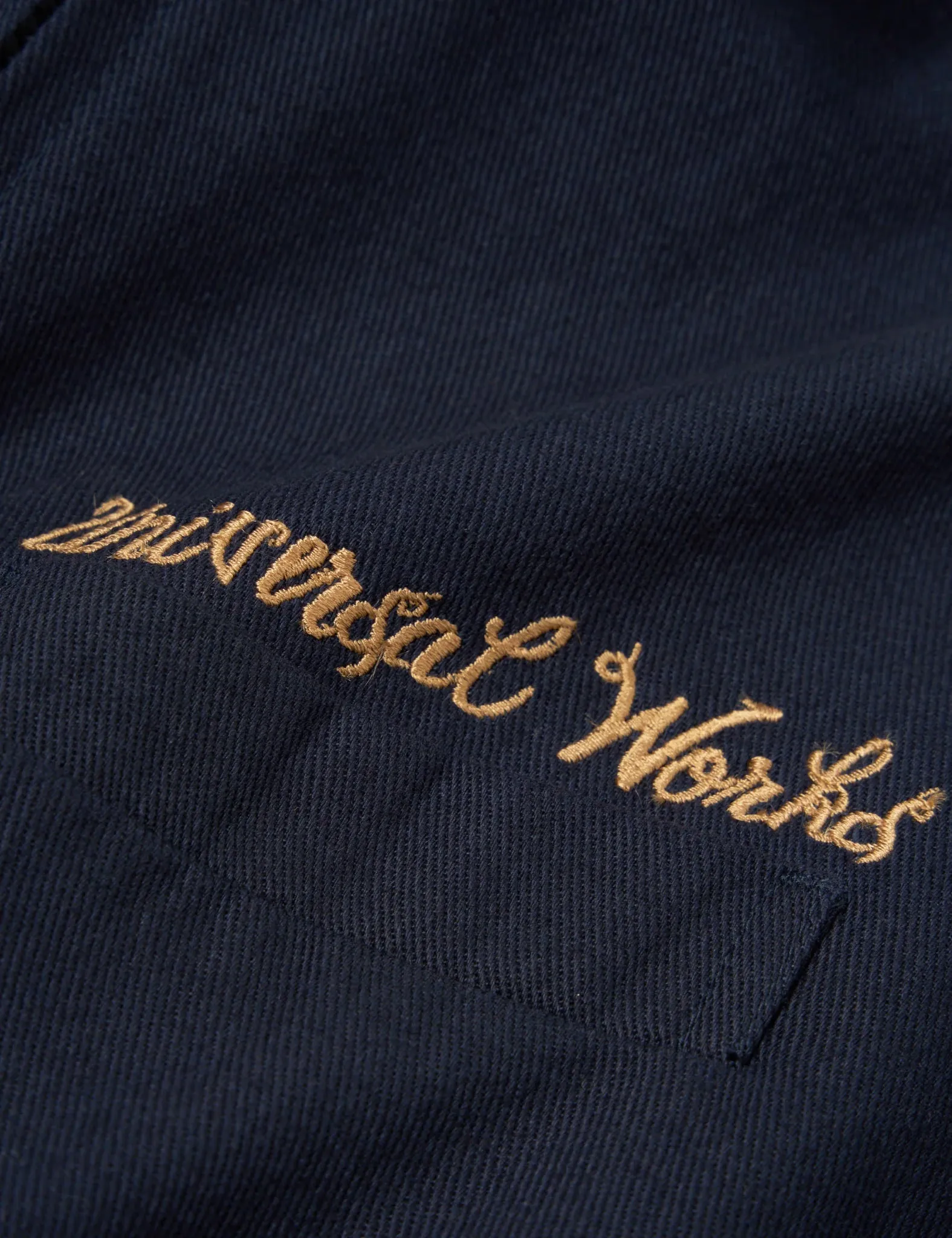 Universal Works Windcheater Jacket (Twill) - Navy Blue sold by Article London product image thumbnail 2