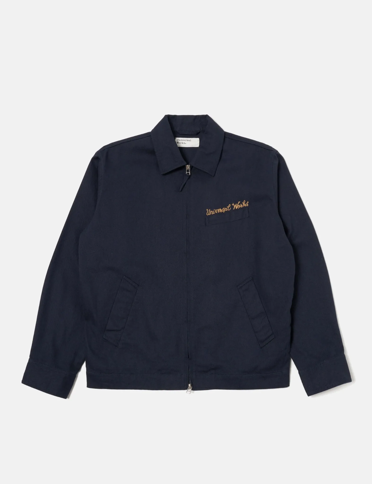Universal Works Windcheater Jacket (Twill) - Navy Blue sold by Article London