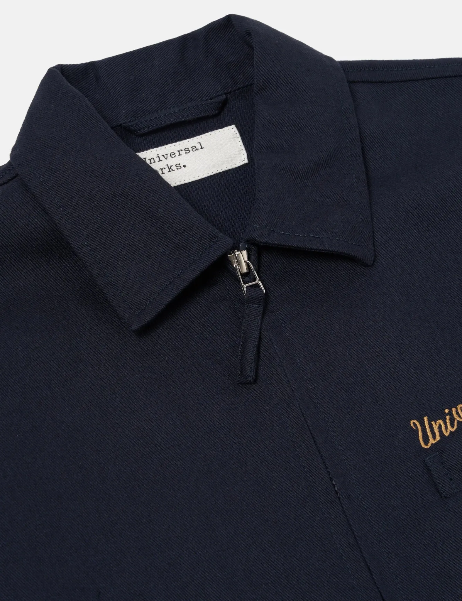 Universal Works Windcheater Jacket (Twill) - Navy Blue sold by Article London product image thumbnail 3