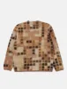 Universal Works Mosaic Fleece Cardigan - Sand sold by Article London