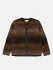 Universal Works Zip Liner Fleece Jacket (Ombre) - Brown sold by Article London