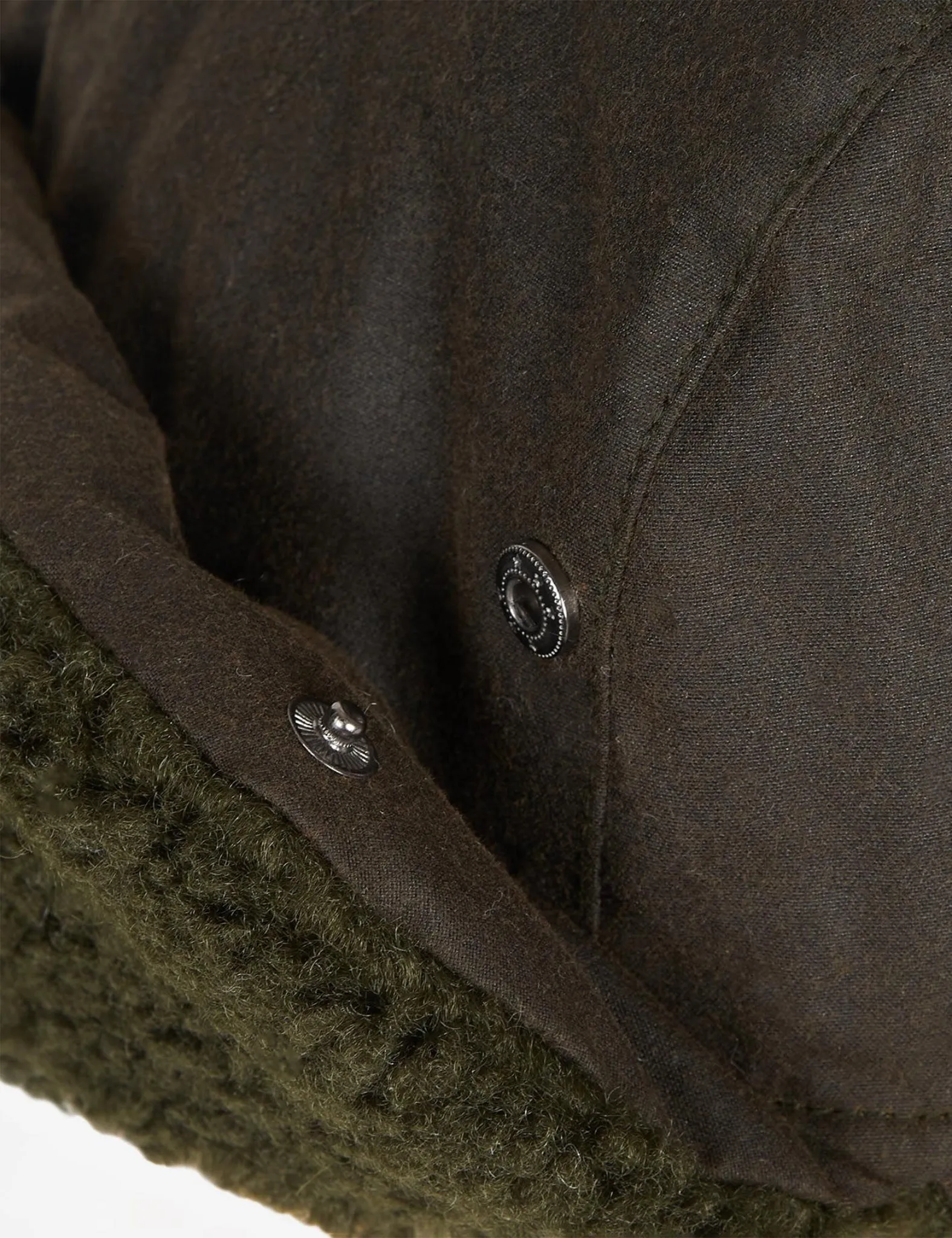 Barbour Morar Wax Trapper Hat - Olive Green sold by Article London product image thumbnail 3