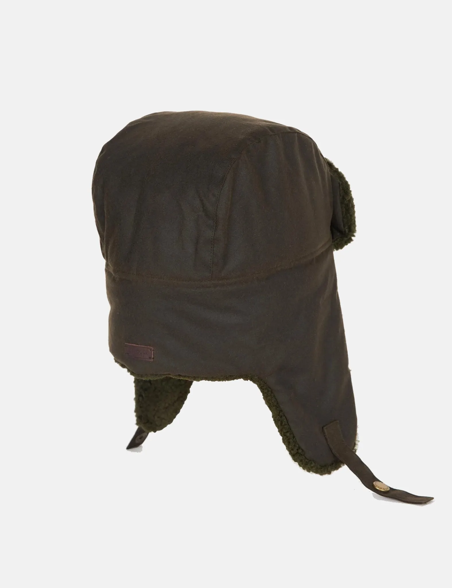 Barbour Morar Wax Trapper Hat - Olive Green sold by Article London product image thumbnail 2